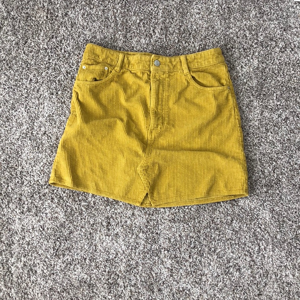 Zara Corduroy Mini Skirt